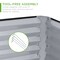 Best Choice Products 6x3x2ft Outdoor Metal Raised Garden Bed, Planter Box for Vegetables, Flowers, Herbs